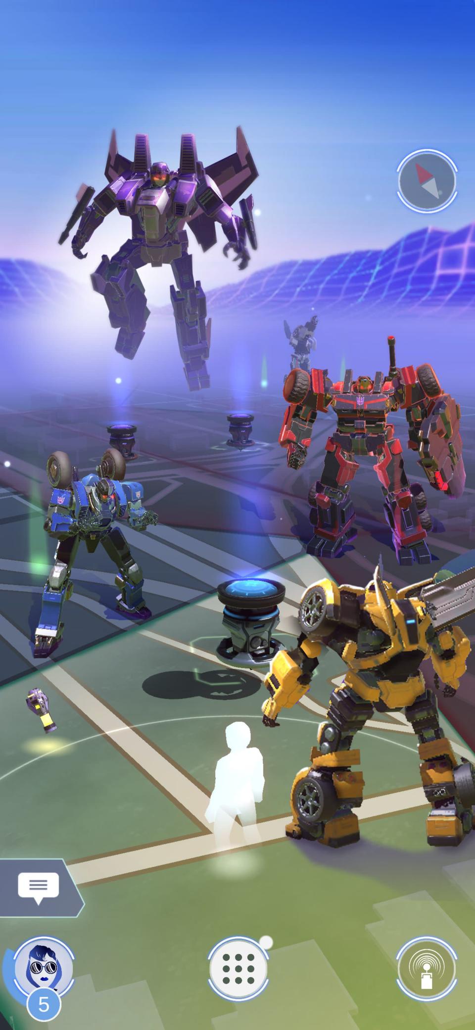 &quot;Transformers: Heavy Metal&quot; kombiniert reale und digitale Welt in einem Augmented Reality-Mobile Game. (Bild: Niantic/Hasbro)