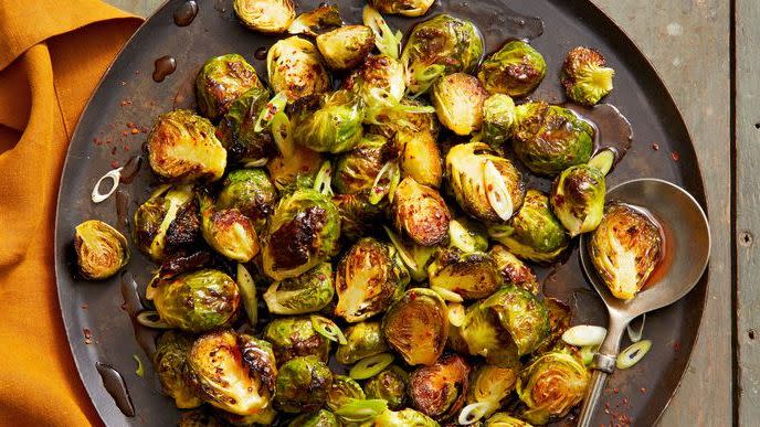 air fried brussels sprouts