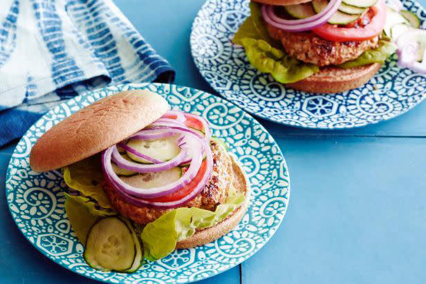 Middle Eastern Chicken Burgers