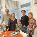 <p>After baking up a storm, the actress <a href="https://people.com/movies/reese-witherspoon-shares-family-thanksgiving-photo-thanks-frontline-workers/" rel="nofollow noopener" target="_blank" data-ylk="slk:shared the holiday with her family;elm:context_link;itc:0;sec:content-canvas" class="link ">shared the holiday with her family</a>, snapping a photo with husband <a href="https://people.com/movies/reese-witherspoon-wishes-a-happy-birthday-to-my-amazing-hubby-jim-you-make-50-look-good/" rel="nofollow noopener" target="_blank" data-ylk="slk:Jim Toth;elm:context_link;itc:0;sec:content-canvas" class="link ">Jim Toth</a>, sons <a href="https://people.com/parents/reese-witherspoon-shares-snap-of-her-son-deacon-17-driving/" rel="nofollow noopener" target="_blank" data-ylk="slk:Deacon Phillippe;elm:context_link;itc:0;sec:content-canvas" class="link ">Deacon Phillippe</a> and <a href="https://people.com/parents/reese-witherspoon-wishes-son-tennessee-happy-8th-birthday/" rel="nofollow noopener" target="_blank" data-ylk="slk:Tennessee James Toth;elm:context_link;itc:0;sec:content-canvas" class="link ">Tennessee James Toth</a>, and daughter <a href="https://people.com/tag/ava-phillippe/" rel="nofollow noopener" target="_blank" data-ylk="slk:Ava Phillippe;elm:context_link;itc:0;sec:content-canvas" class="link ">Ava Phillippe</a>. "</p> <p>Happy Thanksgiving from our family to yours," Witherspoon <a href="https://www.instagram.com/p/CIEikchASDd/" rel="nofollow noopener" target="_blank" data-ylk="slk:captioned the pic.;elm:context_link;itc:0;sec:content-canvas" class="link ">captioned the pic.</a></p> <p>"Feeling very grateful for all the frontline workers, medical workers and people who are caring for others today," she added. "And I’m deeply grateful for ALL of you! Sending my LOVE. 🥰🦃🍁🥧❤️"</p>