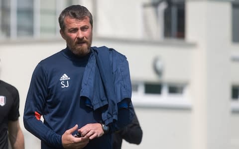 Slavisa Jokanovic at Fulham training - Credit: PA