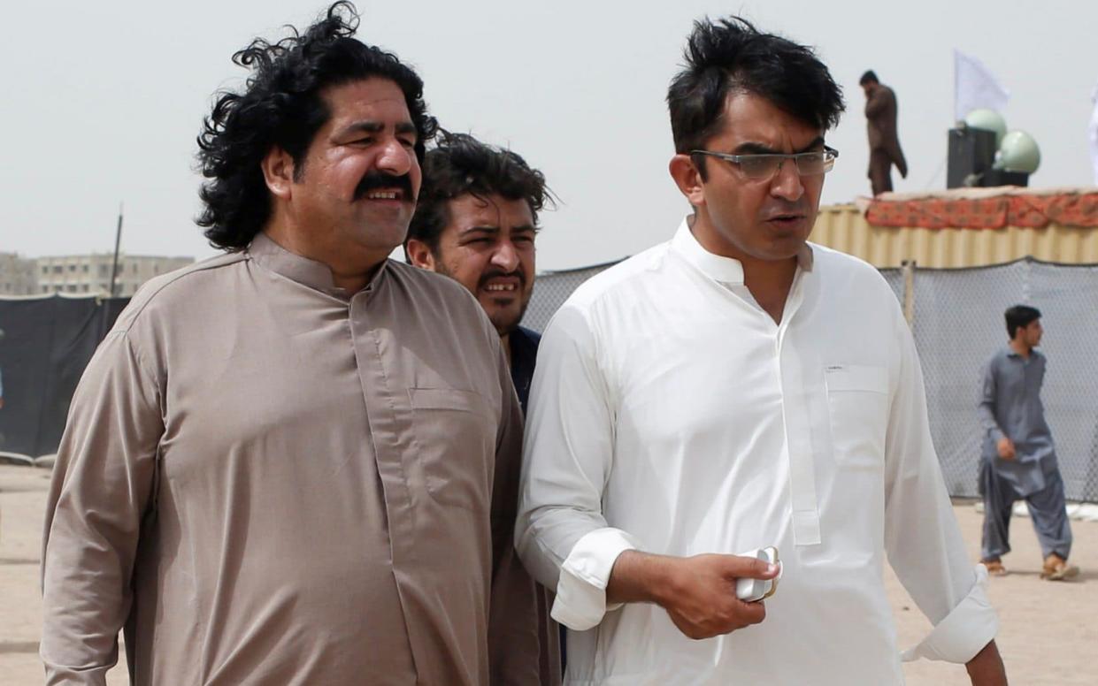 The army accused Ali Wazir and Mohsin Dawar of leading an attack on a check post - REUTERS