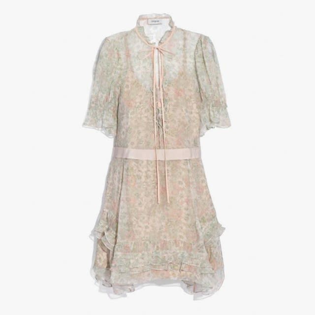 Coach tiered dress, $450, coach.com