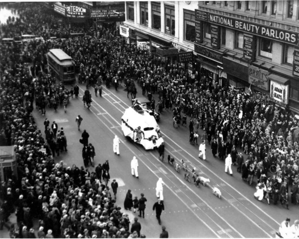 Past and present: balloons of Macy’s Thanksgiving Day Parade