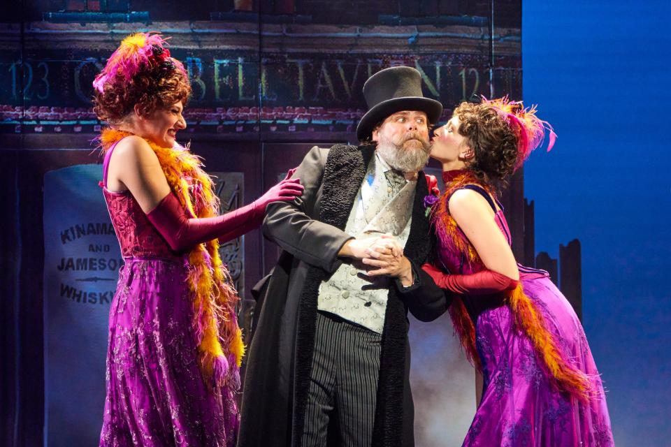 Sami Murphy, Michael Hegarty and Ashley Agrusa  in the national tour of "My Fair Lady."