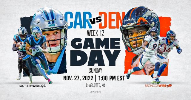 Broncos vs. Panthers: Live game updates from Twitter