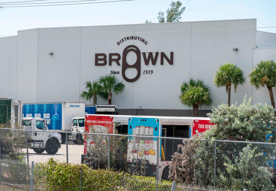Brown Distributing Company at 1300 Allendale Road in West Palm Beach, Florida on October 11, 2021. 
