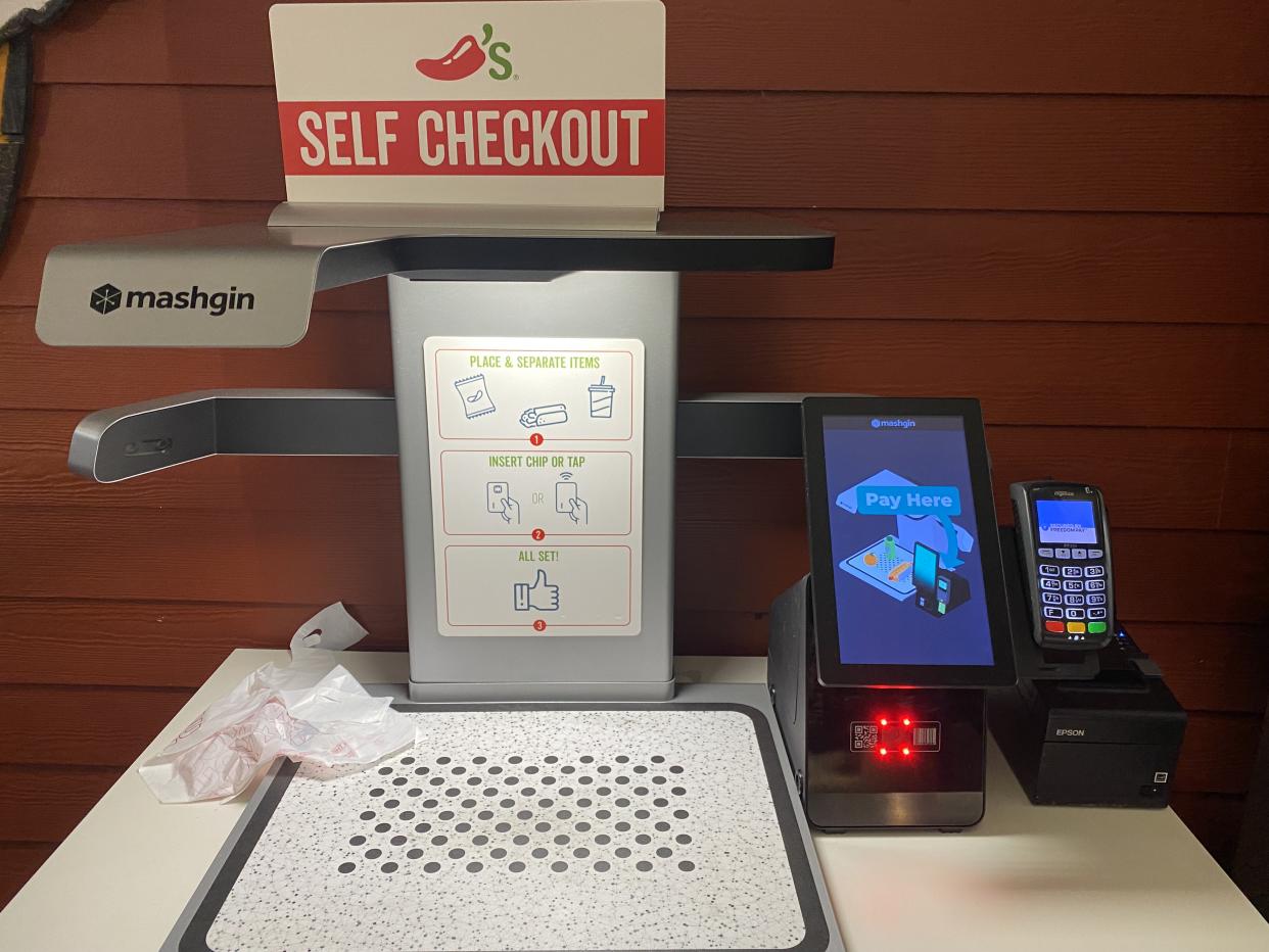  Self checkout. 