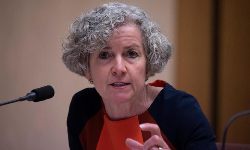 Stephanie Foster, the deputy secretary of the Department of Prime Minister and Cabinet, at the Senate estimates hearing