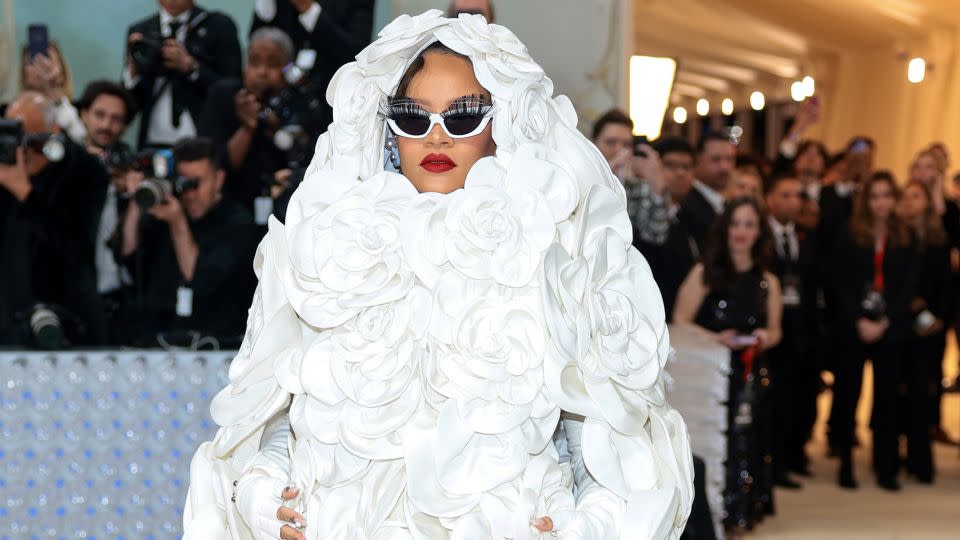 Florals are sure to abound on this year’s red carpet thanks to the theme “The Garden of Time,” but the novel it takes inspiration from has darker undertones. (Pictured above: Rihanna at the 2023 Met Gala.) - Dimitrios Kambouris/Getty Images