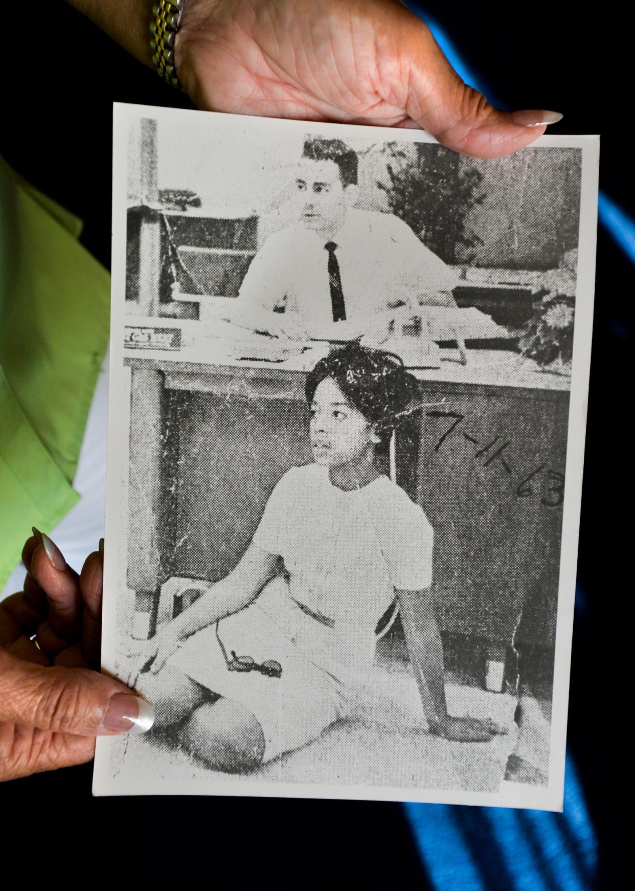 Geraldine Williams was just 17-years-old when she was participated in a sit-in at CILCO's downtown Peoria offices. That photo on the front page of the Journal Star made a big impression on 21-year-old Roscoe McCall.