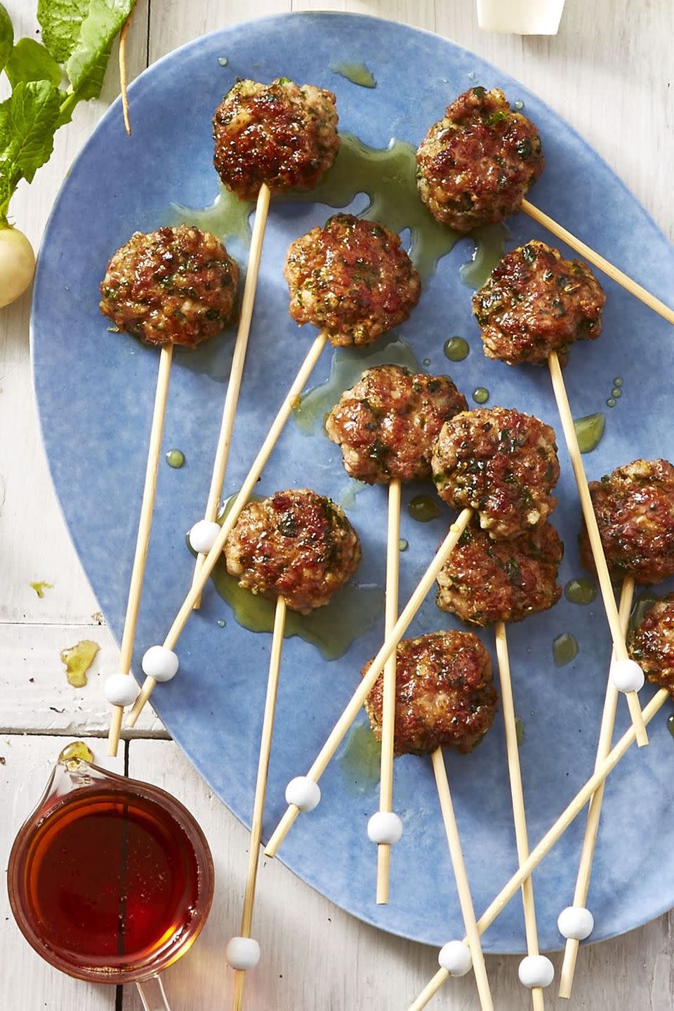 Maple-Glazed Sausage Pops