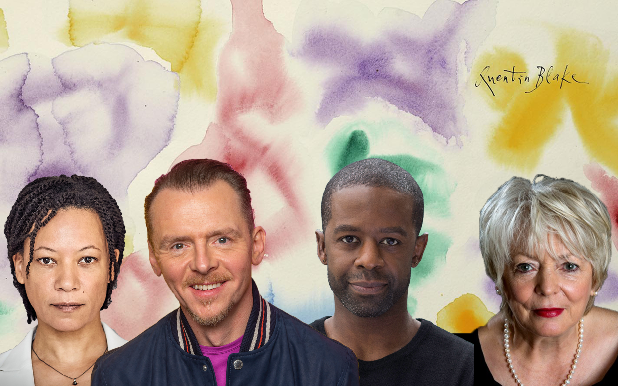 Nina Sosanya, Simon Pegg, Adrian Lester and Alison Steadman (BBC/PA)