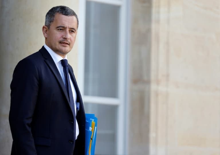 Le ministre de l'Intérieur Gérald Darmanin à la sortie du palais de l'Elysée le 26 octobre 2022 à Paris  - Ludovic MARIN © 2019 AFP