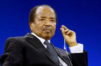 FILE PHOTO: Cameroon President Paul Biya attends the Paris Peace Forum