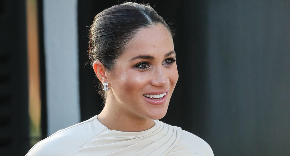 Meghan, Duchess of Sussex. (Photo by Pool/Samir Hussein/WireImage)