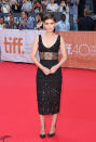 <p>The actress showcased her evolving style when she arrived to the TIFF premiere of Man Down, sporting a form fitting dress from the New York-based fashion label.<br><br></p>