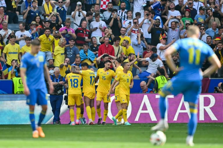 Ukraine coach Serhiy Rebrov and his players have been left reeling by the 3-0 defeat at the hands of Romania in their Euro 2024 opener (MIGUEL MEDINA)