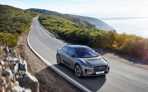 The Jaguar I-Pace in warmer climes