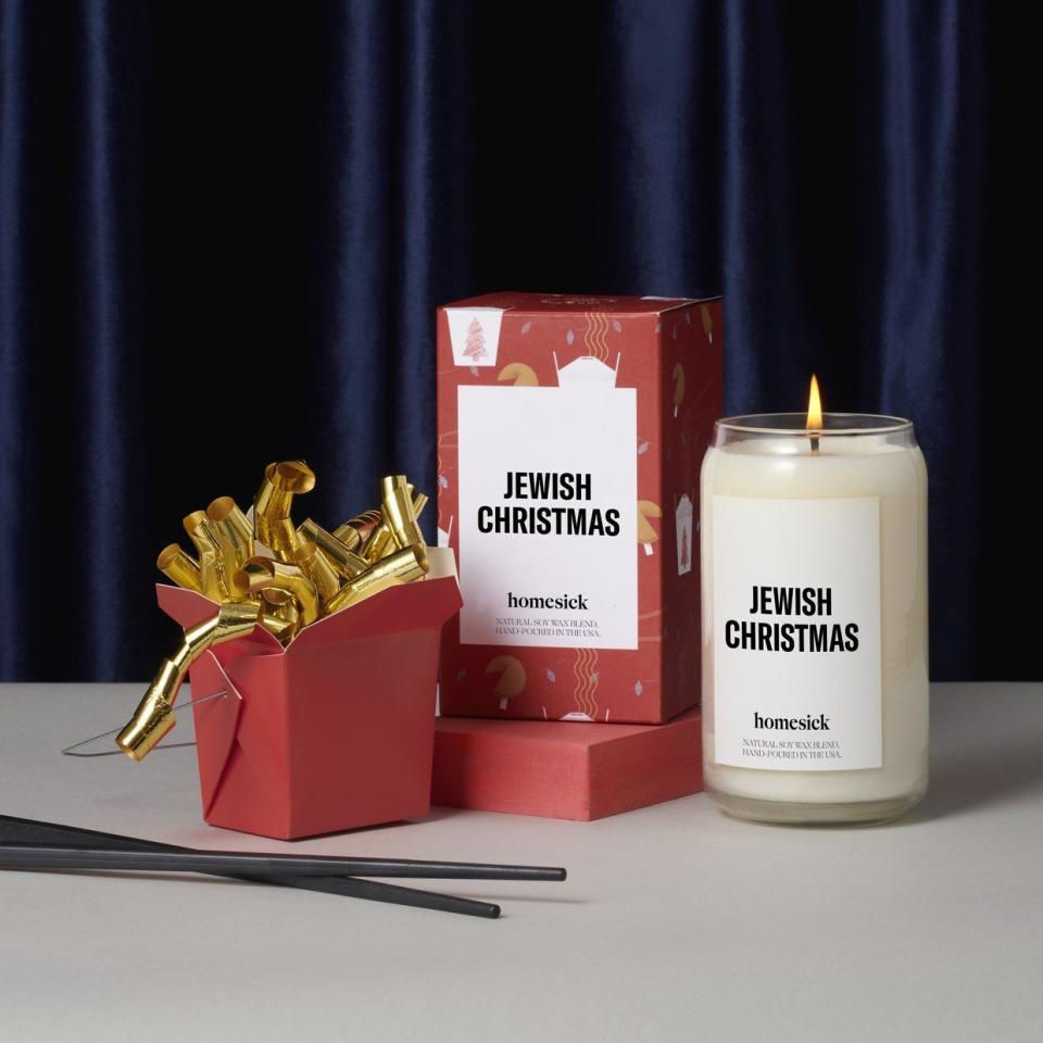 4) Jewish Christmas Candle