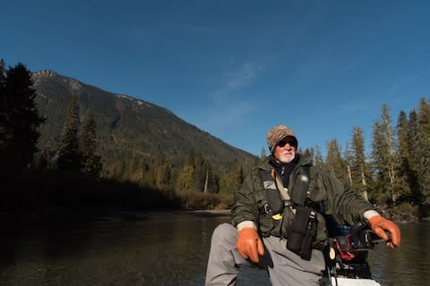 Gary Zorn, The Bear Whisperer, guides tours by boat - Credit: sarah marshall