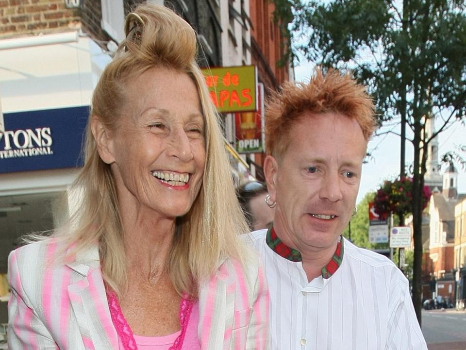 John Lydon’s wife, Nora Forster, was born in Germany before moving to London in the Sixties (Getty Images)
