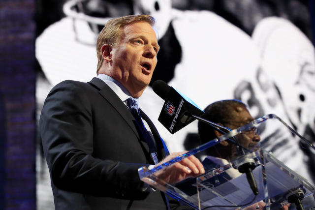 Roger Goodell warns against criticizing NFL draft going on as planned