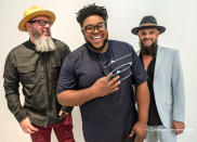 <p>The funkiest new blues-rock album in memory comes from the Austin-based Kalu James and his band, the Electric Joint. The Nigerian-born guitarist came to this country at 25 and began mixing West African influences with American rock, creating a psychedelic kaleidoscope of sound. Releasing an indie album in Austin, James held a day job as an Uber driver. But the new music has enough heft to earn him full-time employment as a star. Members of Widespread Panic and the War on Drugs backed him on the album, while he and his live band opened a recent national tour for George Clinton. On the just-released <em><a rel="nofollow noopener" href="https://open.spotify.com/album/1DZMhZgPbGKYXmGprhMnyt" target="_blank" data-ylk="slk:Time Undone;elm:context_link;itc:0;sec:content-canvas" class="link ">Time Undone</a></em> album, wah-wah guitar solos and soulful vocals highlight some of the best-written rock songs of the year. (Photo: Joshua Timmermans) </p>