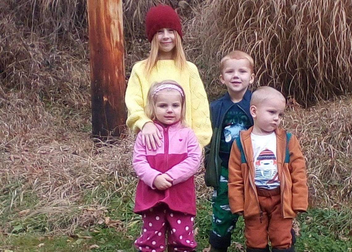 Maddison Noble, 8, Riley Noble Jr., 6, Nevaeh Noble, 4, and Chance Noble, 1 1/2 were swept away in Kentucky flooding on July 28, 2022. A relative said Maddison and Chance were missing and the bodies of Navaeh and Riley were recovered.
