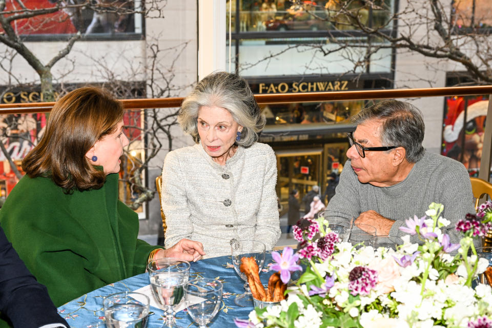 Jo Carole Lauder, Deeda Blair and Bob Colacello.