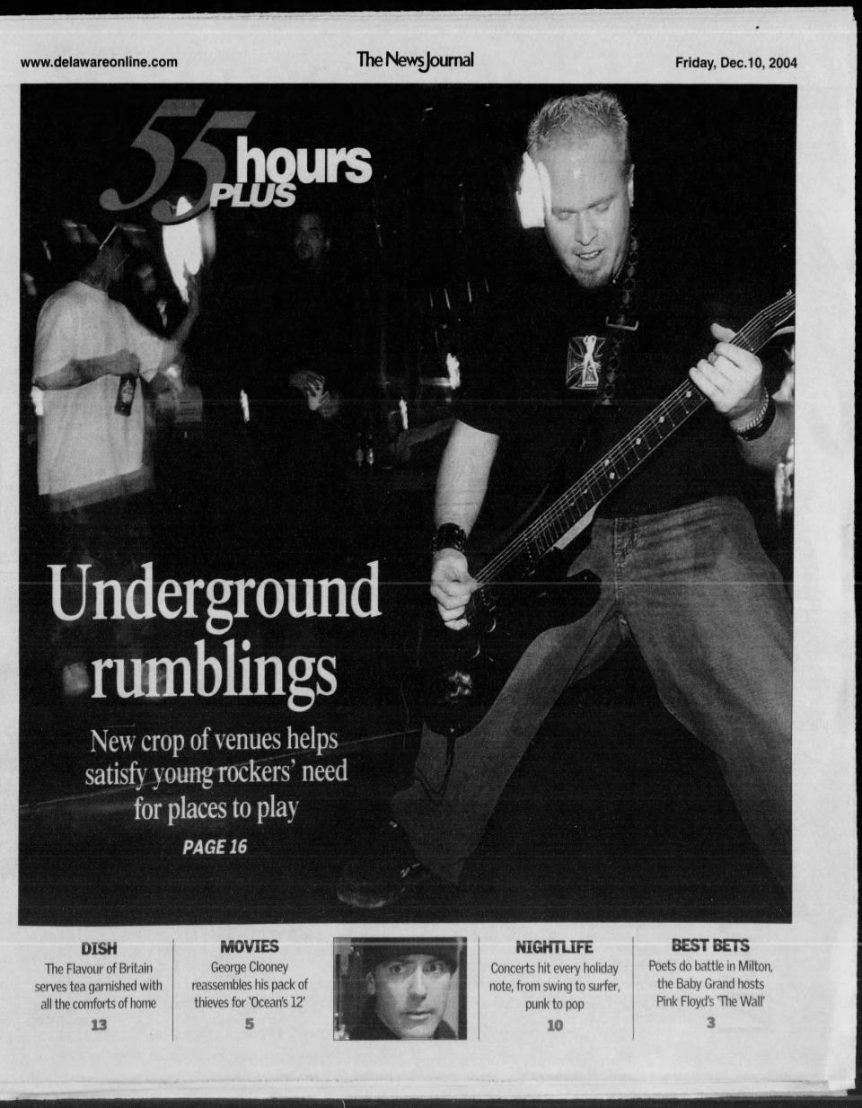 The News Journal's 2004 cover story about The Spazzatorium, a short-lived Newark underground music venue.