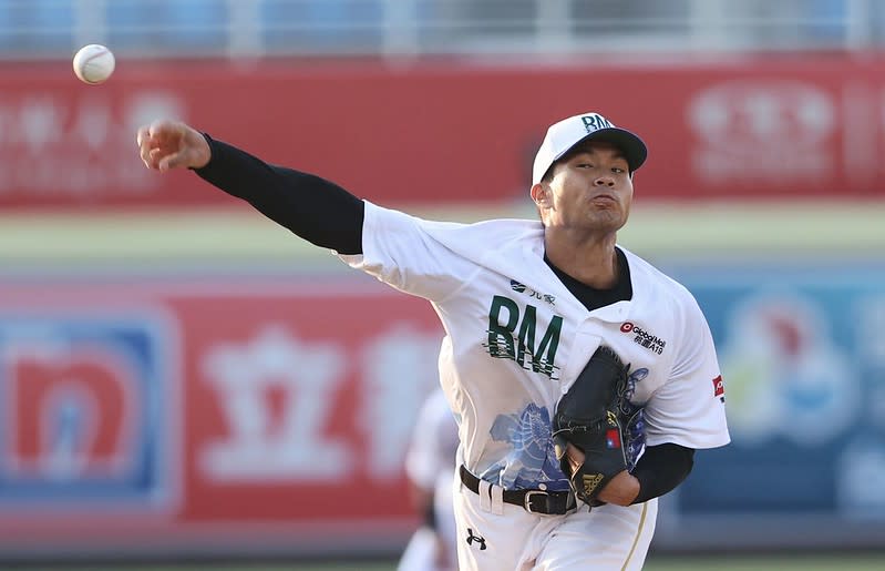 曾仁和先發6局失1分，拿下第5勝。（特約攝影李鴻明/攝）