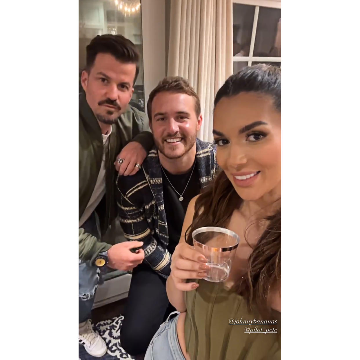 Johnny Bananas Hints Peter Weber and Ekin-Su Culculoglu Have Filmed More 'Entertaining' Videos