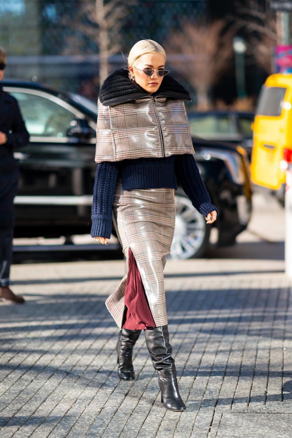 The young royals Kate Middleton and Meghan Markle focused on slick tailoring for today’s Christmas service.