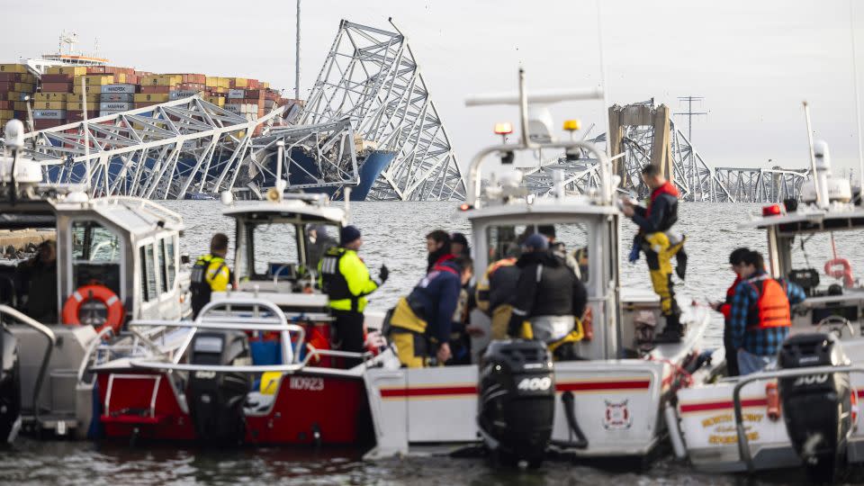 Multiple agencies are working on a search and rescue effort for at least six people who remain missing after the collapse. - Jim Lo Scalzo/EPA-EFE/Shutterstock