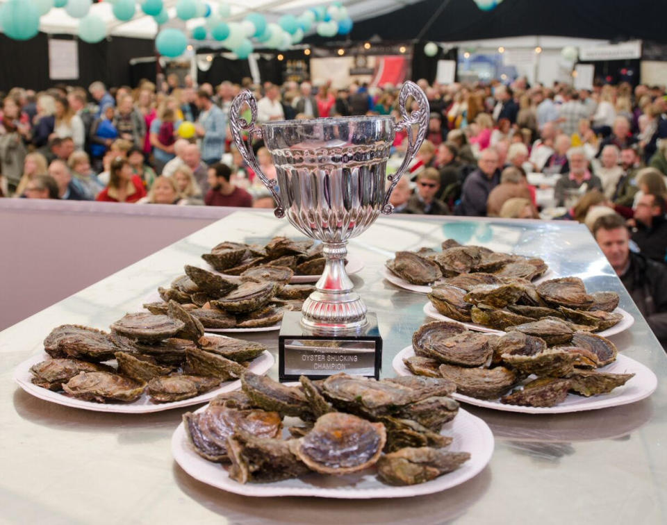 A very good excuse to visit the coast too [Photo: Falmouth Oyster Festival]