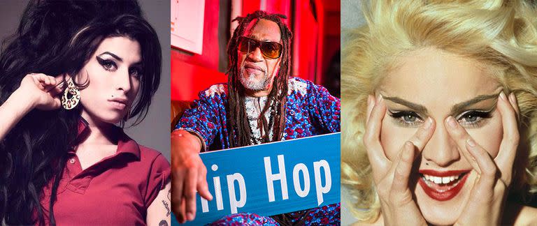 Amy Winehouse, DJ Kool Herc y Madonna, tres de los nombres cruzados por la varita mágica de "Apache", el himno del hip hop