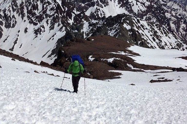 Miguel Infante en el cerro Marmolejo