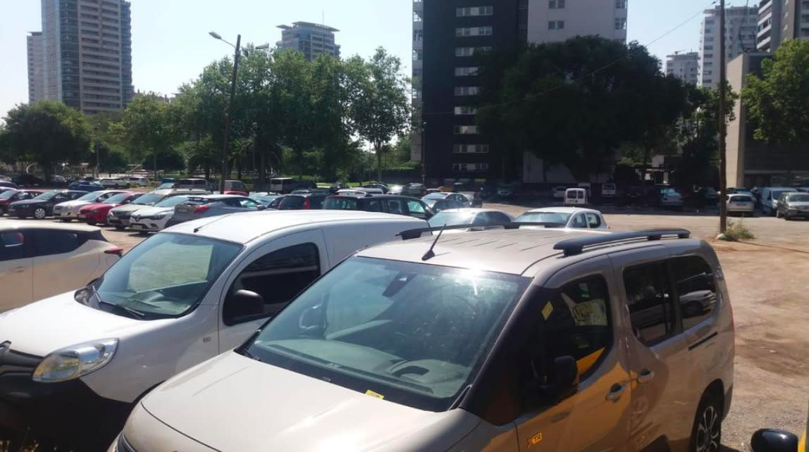 Este tipo de parking al aire libre tendrá coches colmena (Foto: Twitter/@4Haibu)