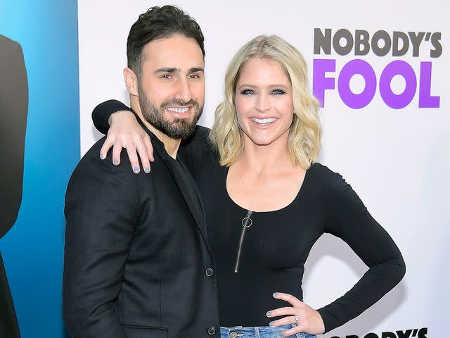 <p>Roy Rochlin/Getty</p> Max Shifrin and Sara Haines attend the world premiere of 'Nobody's Fool' in October 2018 in New York City