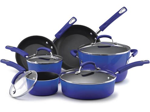 Rachael Ray Porcelain Enamel 10-pc. Cookware Set