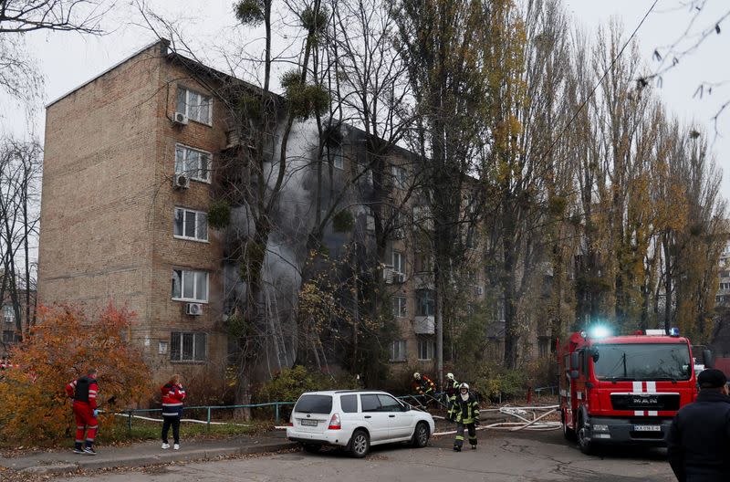 Strike on Ukraine's capital