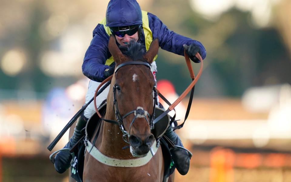 Robbie Power urges Fiddlerontheroof to victory at Sandown on Saturday - Getty Images Europe