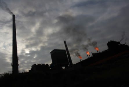 FILE PHOTO: General view of a coking plant in the city of Bytom Silesia November 22, 2012. REUTERS/Peter Andrews