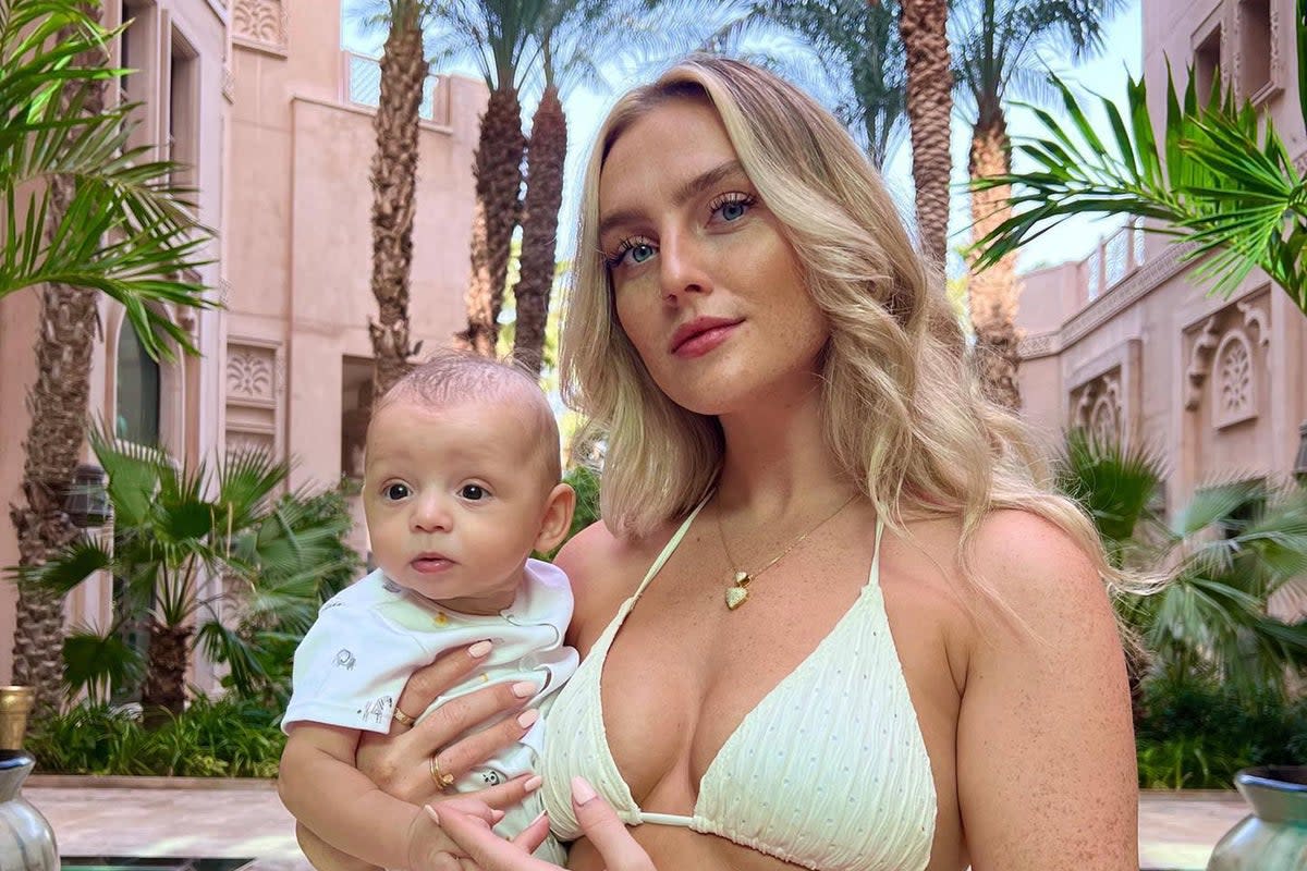 Perrie with baby Axel  (Perrie Edwards / Instagram)