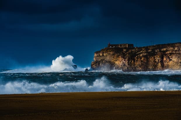 Nazaré, Portugal.<p>Photo: Pablo Garcia/HBO</p>