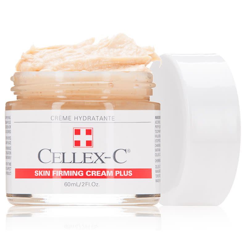 <p><strong>Cellex-C Skin Care</strong></p><p>dermstore.com</p><p><strong>$149.00</strong></p><p><a href="https://go.redirectingat.com?id=74968X1596630&url=https%3A%2F%2Fwww.dermstore.com%2Fproduct_Skin%2BFirming%2BCream%2BPlus_243.htm&sref=https%3A%2F%2Fwww.goodhousekeeping.com%2Fbeauty%2Fanti-aging%2Fg33462485%2Ftomato-skincare%2F" rel="nofollow noopener" target="_blank" data-ylk="slk:Shop Now;elm:context_link;itc:0;sec:content-canvas" class="link ">Shop Now</a></p><p>This moisturizer has lycopene in it to help protect skin from environmental stressors (plus, it's jam-packed with vitamin C!). Reviewers praise this cream for<strong> soaking into their skin quickly and easily without leaving any greasiness behind</strong>. </p>