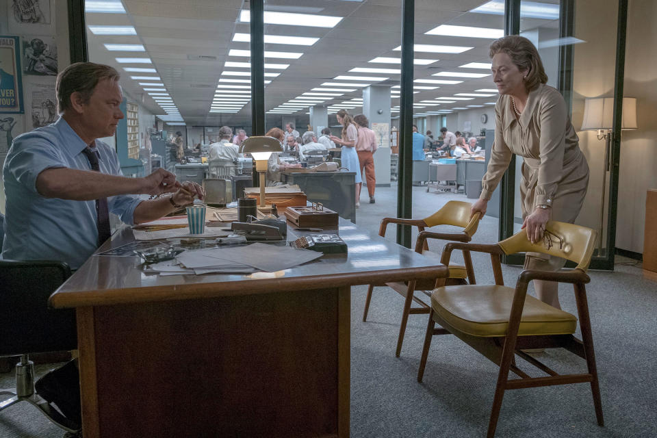 Meryl Streep and Tom Hanks in ‘The Post’ (eOne)
