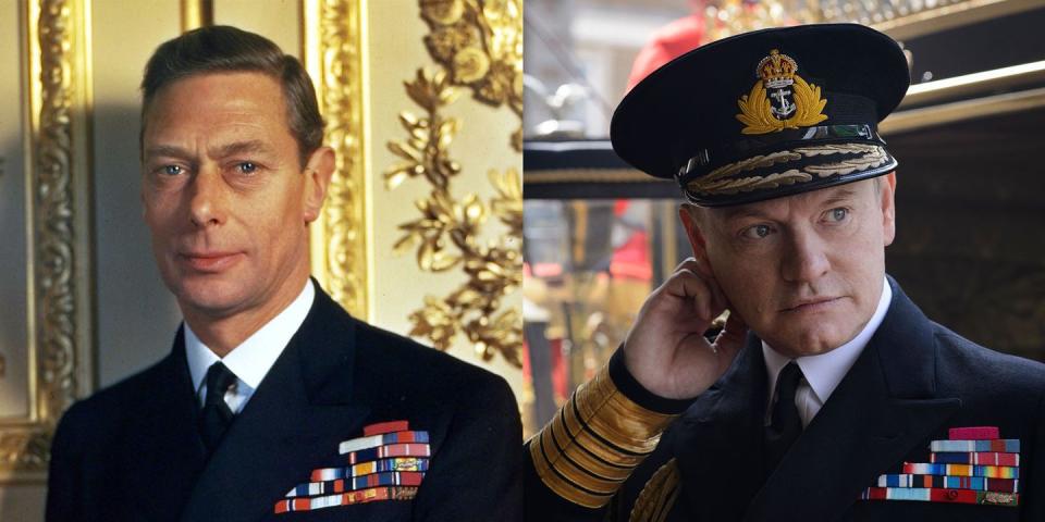 <p>English actor Jared Harris appeared in season 1 as King George VI. </p>