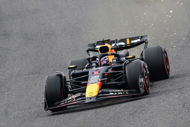 Max Verstappen will start Sunday's race on pole (Yuichi YAMAZAKI)